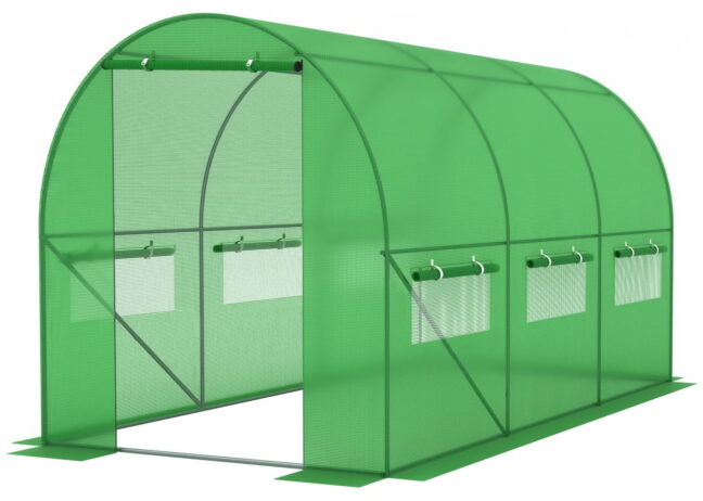 Kerti fólia alagút – 2x3x2 m (zöld)