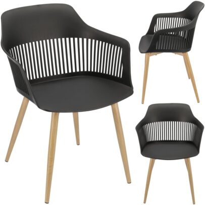Kerti szék CORNIDO – fekete