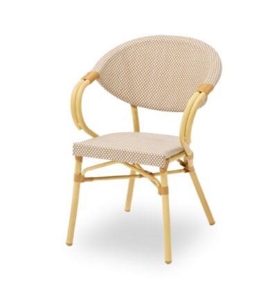 Kerti műrattan szék CAMILLO – bézs