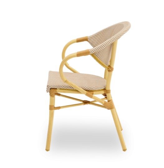 Kerti műrattan szék CAMILLO – bézs