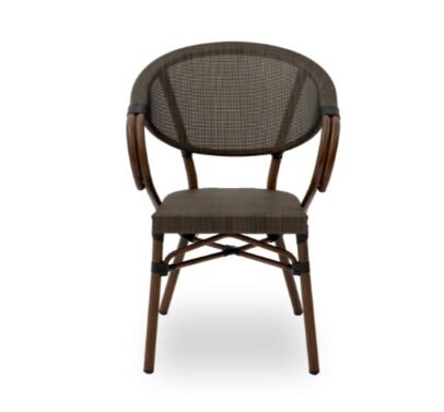 Kerti műrattan szék CAMILLO – barna