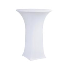 Könyöklő asztal szoknya terítő – fehér