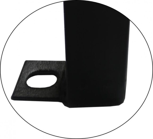 Kerti pad fém vázzal 125x60x80 cm