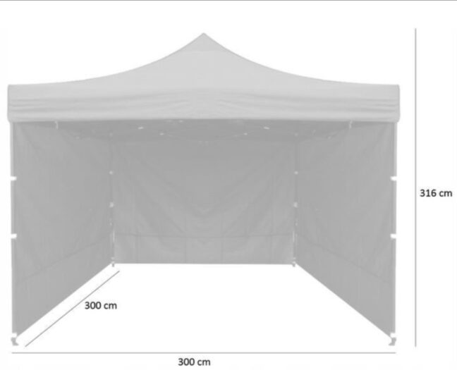 Összecsukható kerti pavilon – zöld