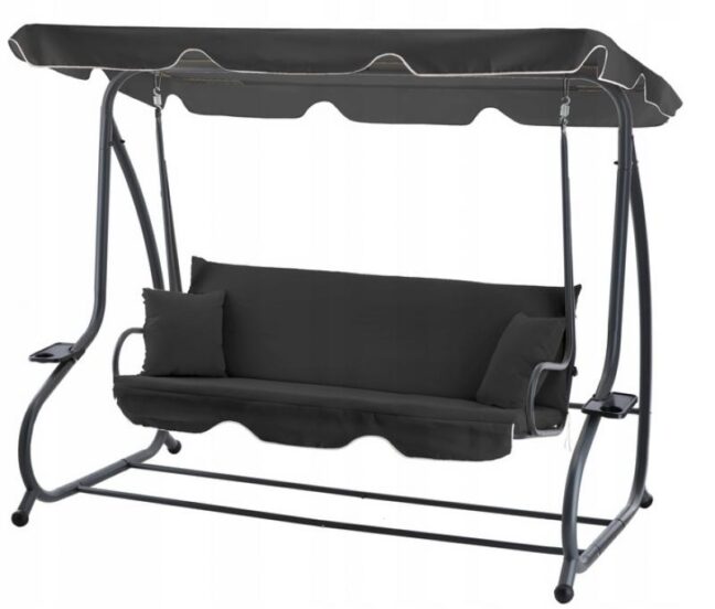 Dönthető hintaágy Ibiza – antracit