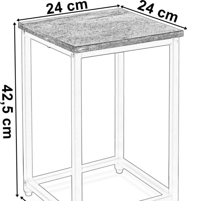 ARBEN CRAFT loft stílusú virágtartó 40 cm