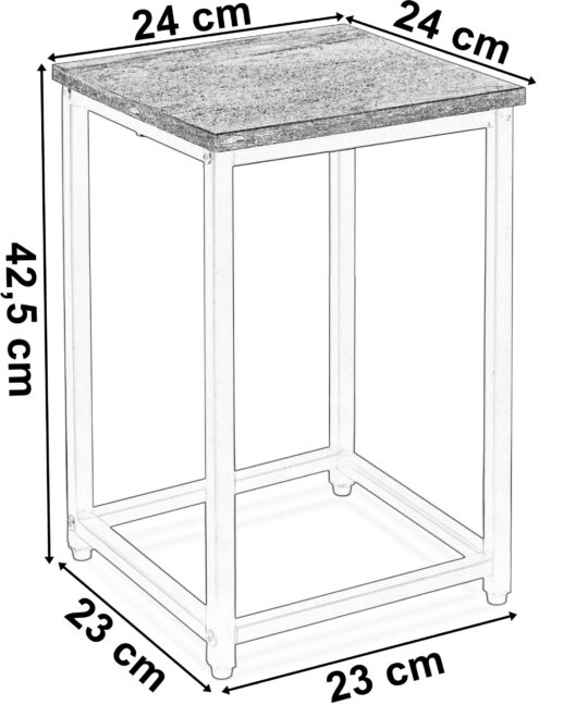 ARBEN CRAFT loft stílusú virágtartó 40 cm