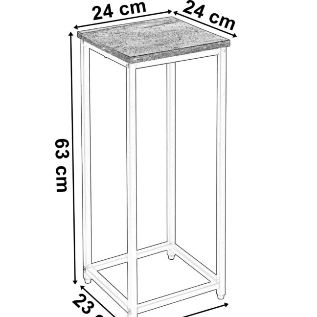 ARBEN RUSTIC loft stílusú virágtartó 60 cm