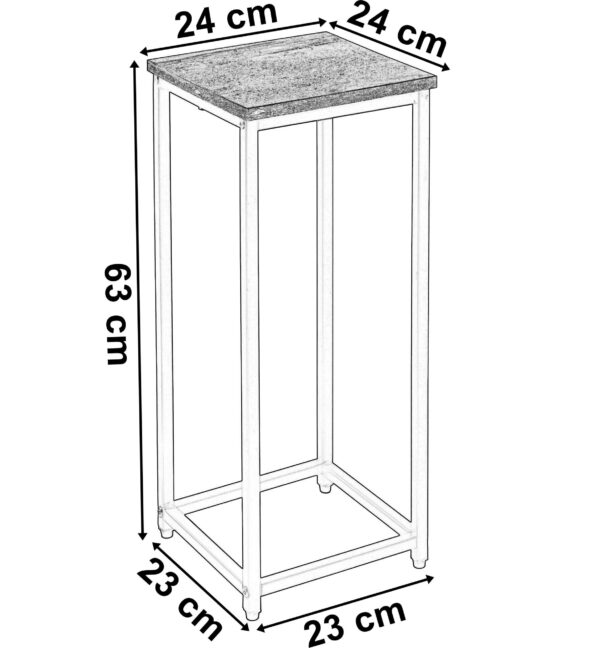 ARBEN RUSTIC loft stílusú virágtartó 60 cm