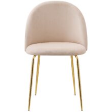 Bársonyszék Fargo Gold Velvet bézs