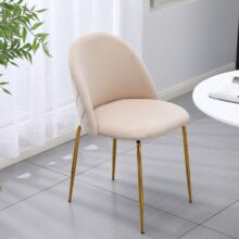 Bársonyszék Fargo Gold Velvet bézs