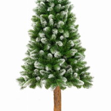 Mű karácsonyfa törzsel, havas hatású 180cm PRÉMIUM