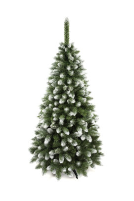 Mű karácsonyfa – gyémánt fenyő PRÉMIUM havas hatású 120cm