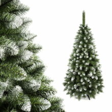 Mű karácsonyfa – gyémánt fenyő PRÉMIUM havas hatású 150cm