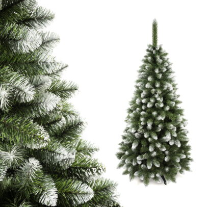 Mű karácsonyfa – gyémánt fenyő PRÉMIUM havas hatású 150cm