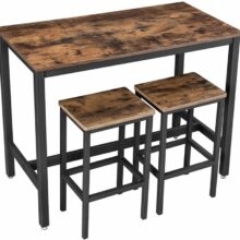 Rusztikus szett – asztal 2 székkel