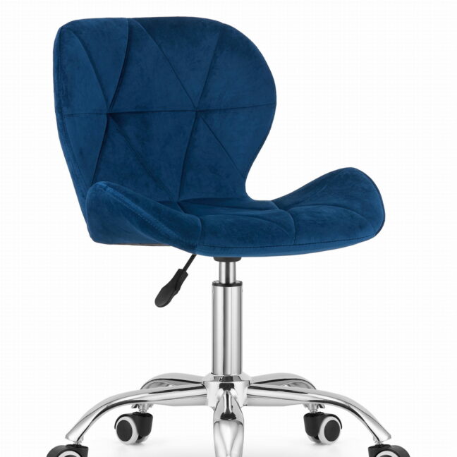 Bársony irodai szék Avola – kék