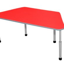 TOLA állítható óvodai asztal (1–3-as méret) – piros