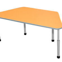 TOLA állítható óvodai asztal (1–3-as méret) – narancssárga