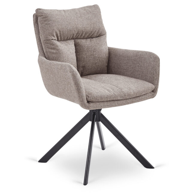 Forgatható étkezőszék PAUL, világosbarna