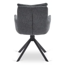 Forgatható étkezőszék PAUL, sötétszürke