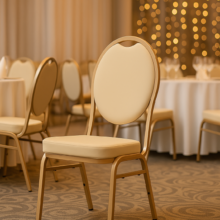 Bankett szék: Herman 1000 bézs, műbőr