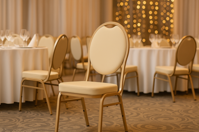 Bankett szék: Herman 1000 bézs, műbőr