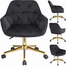 Irodai forgószék LARGO – fekete/arany