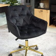 Irodai forgószék LARGO – fekete/arany