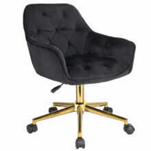 Irodai forgószék LARGO – fekete/arany