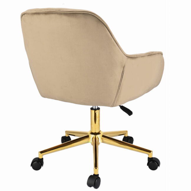 Irodai forgószék LARGO – bézs/arany