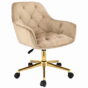 Irodai forgószék LARGO - bézs/arany