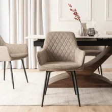 Étkezőszék BRESSO szövet, bézs