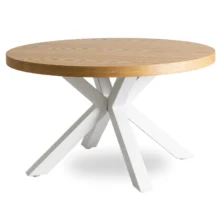 LINCOLN dohányzóasztal – arany tölgy/fehér