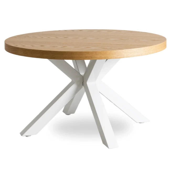 LINCOLN dohányzóasztal – arany tölgy/fehér