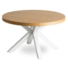 LINCOLN dohányzóasztal – arany tölgy/fehér