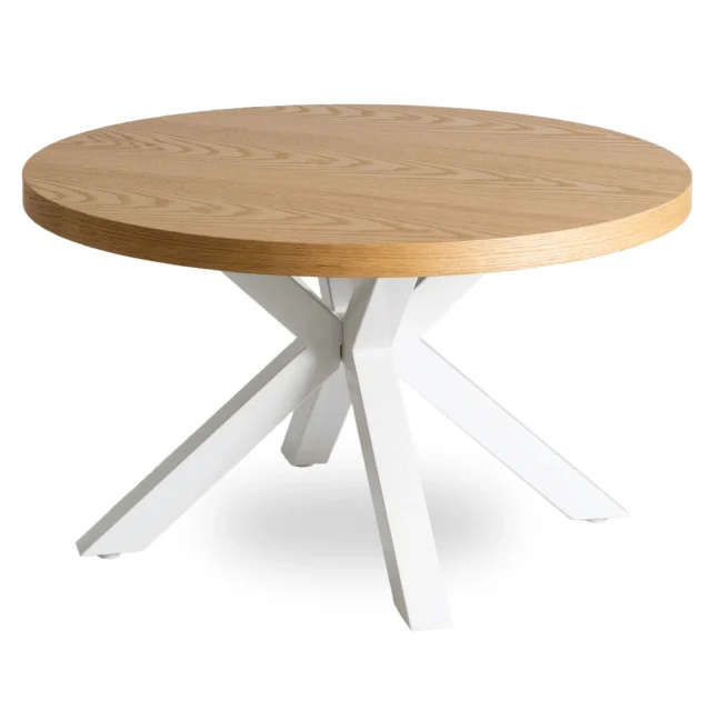 LINCOLN dohányzóasztal – arany tölgy/fehér