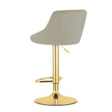 Bárszék KAST – ivory bézs/arany láb