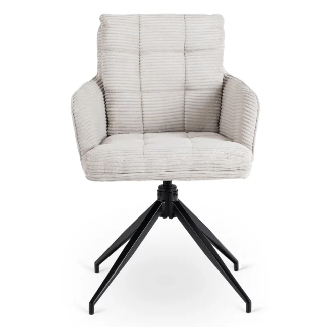 Akita forgó étkezőszék, világosszürke