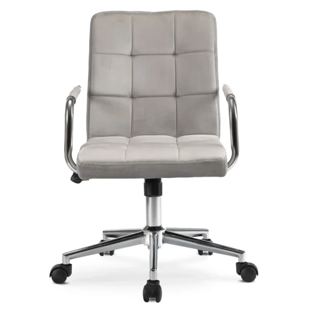 ASTRO forgószék szürke bársony