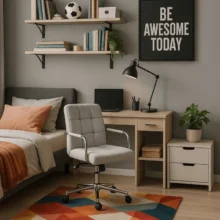 ASTRO forgószék szürke bársony