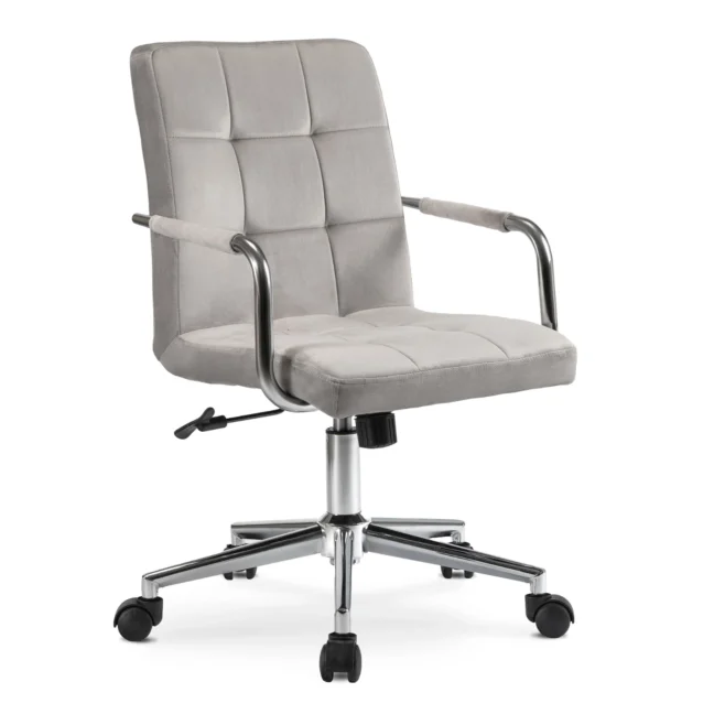 ASTRO forgószék szürke bársony