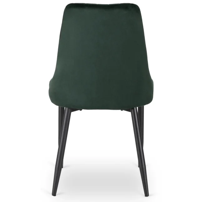 Étkezőszék BARI zöld bársony