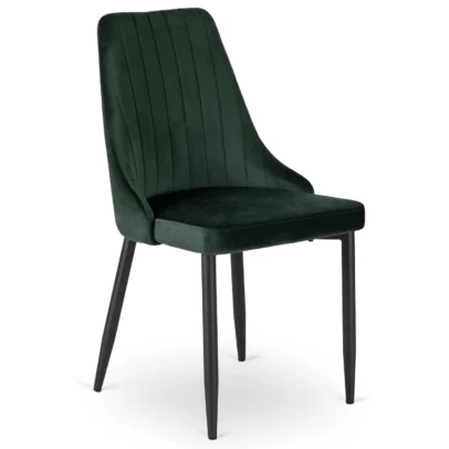 Étkezőszék BARI zöld bársony