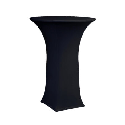 Könyöklő asztal szoknya terítő – fekete