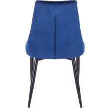 Kárpitozott étkezőszék Cork, sötétkék
