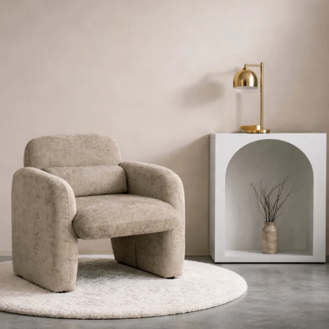 TOGO kényelmes pihenőfotel, bézs