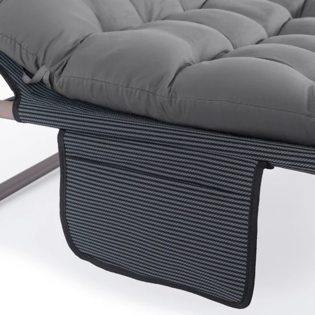 VENUS kerti dönthető napozóágy, szürke