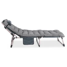 VENUS kerti dönthető napozóágy, szürke