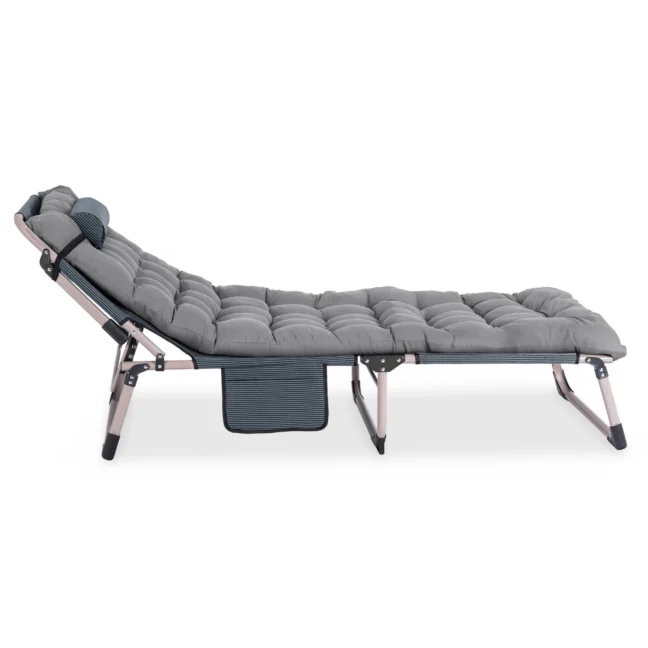VENUS kerti dönthető napozóágy, szürke